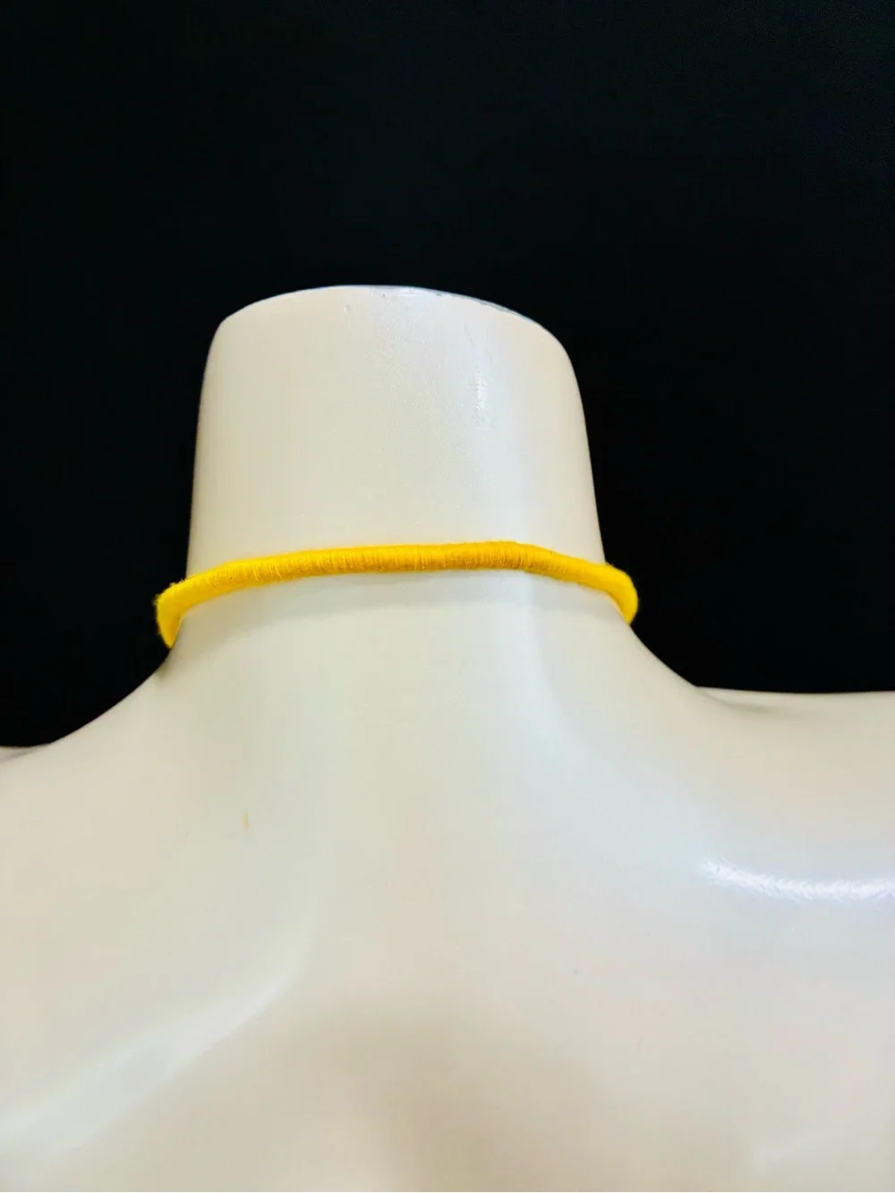 Bright Yellow Multi-Strand Beaded Necklace - Contemporary Women’s Jewelry